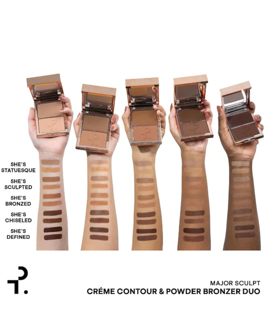 Dúo de crema contorno y bronceador en polvo Major Sculpt PATRICK TA