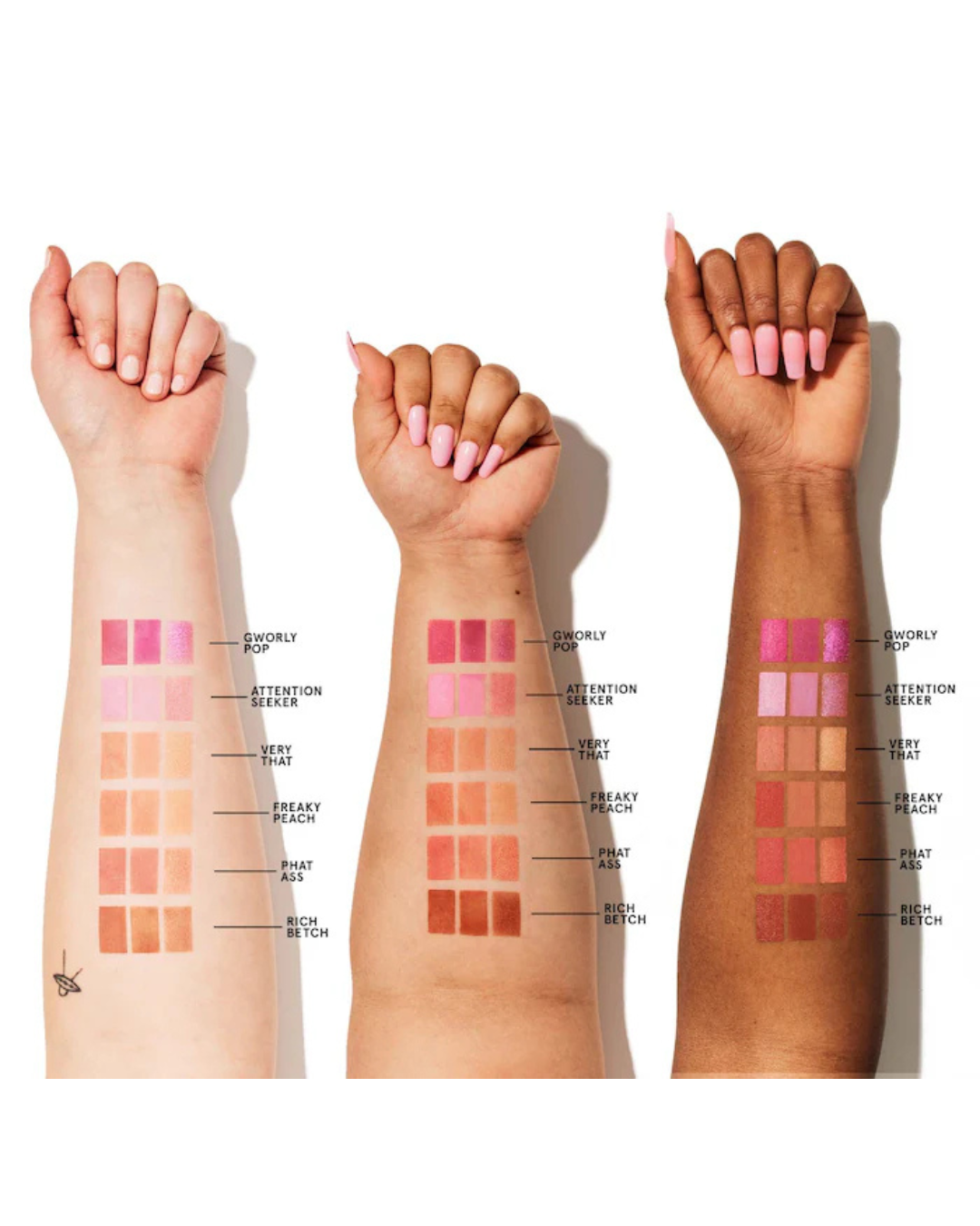 One/Size By Patrick Starrr Cheek Clapper 3D Blush Trio Palette