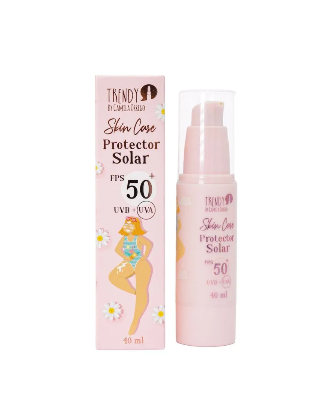 Protector Solar Facial 40ml Trendy Skincare