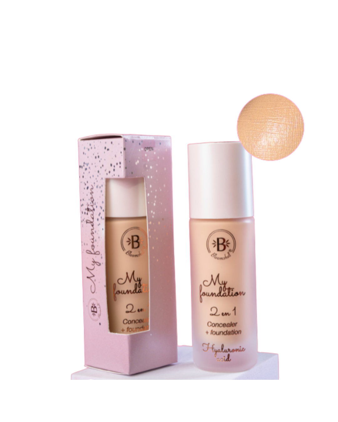 My foundation 2 en 1 (Base Líquida) Bloomshell.