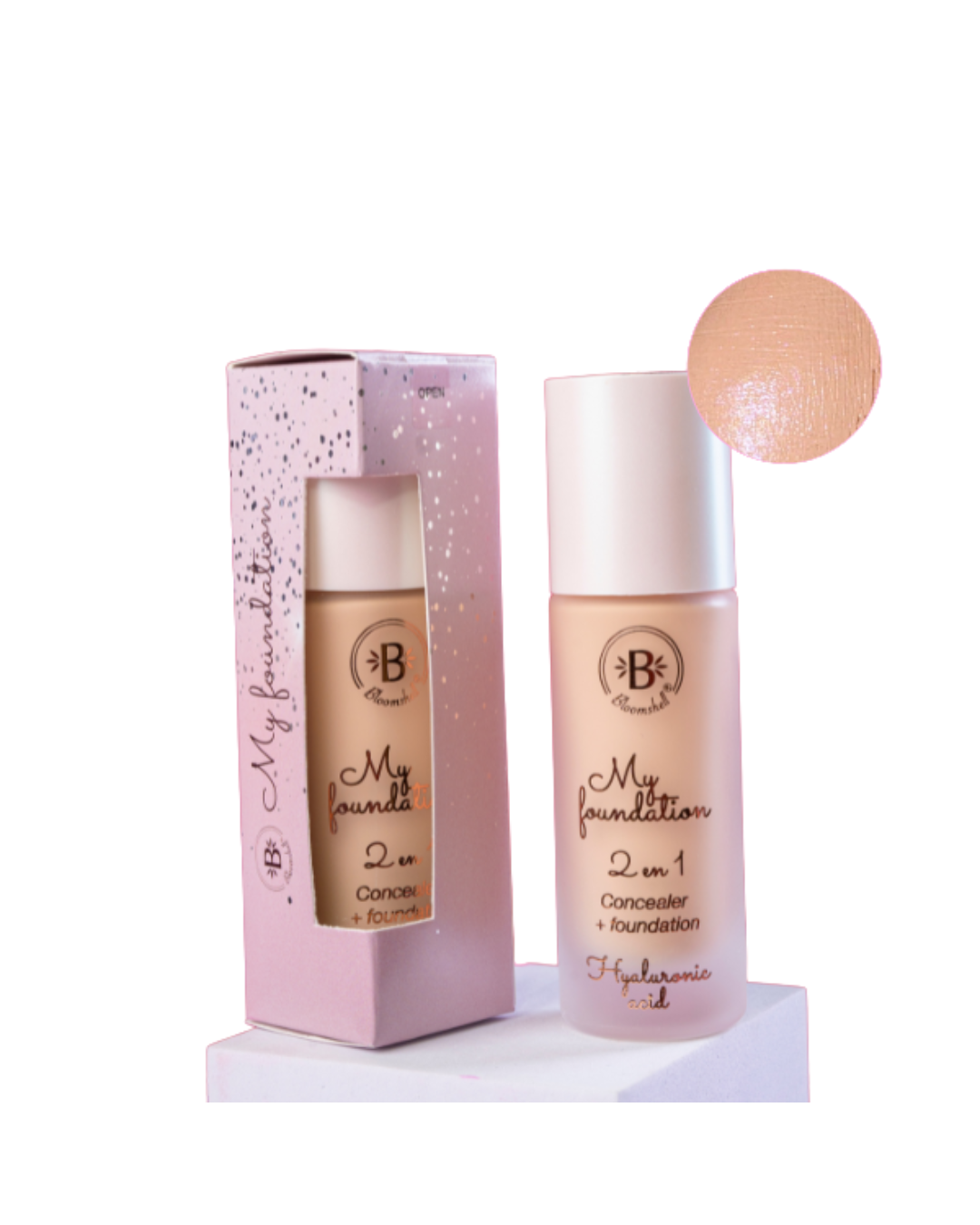 My foundation 2 en 1 (Base Líquida) Bloomshell.