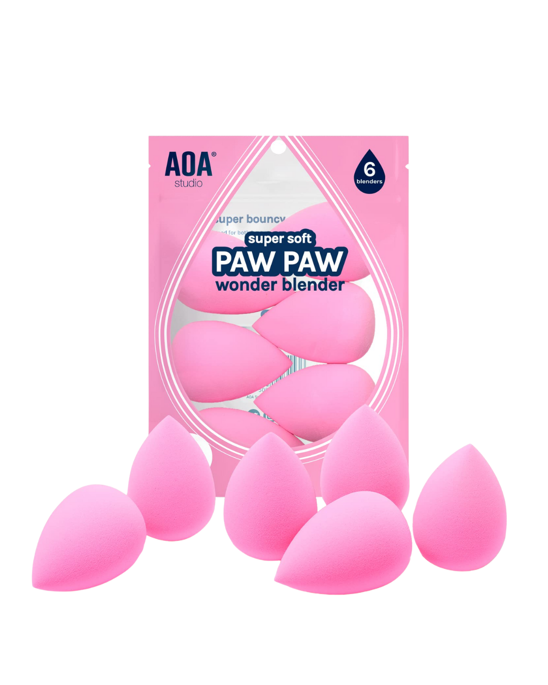 AOA Paw Paw: Super Soft Wonder Blender – 6 Pack