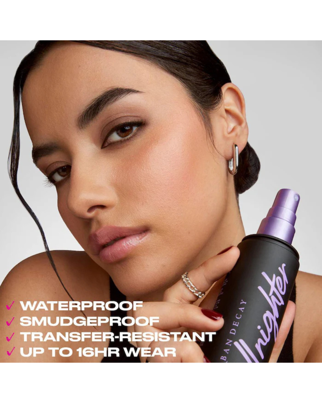 Mini spray fijador de maquillaje resistente al agua All Nighter Urban Decay