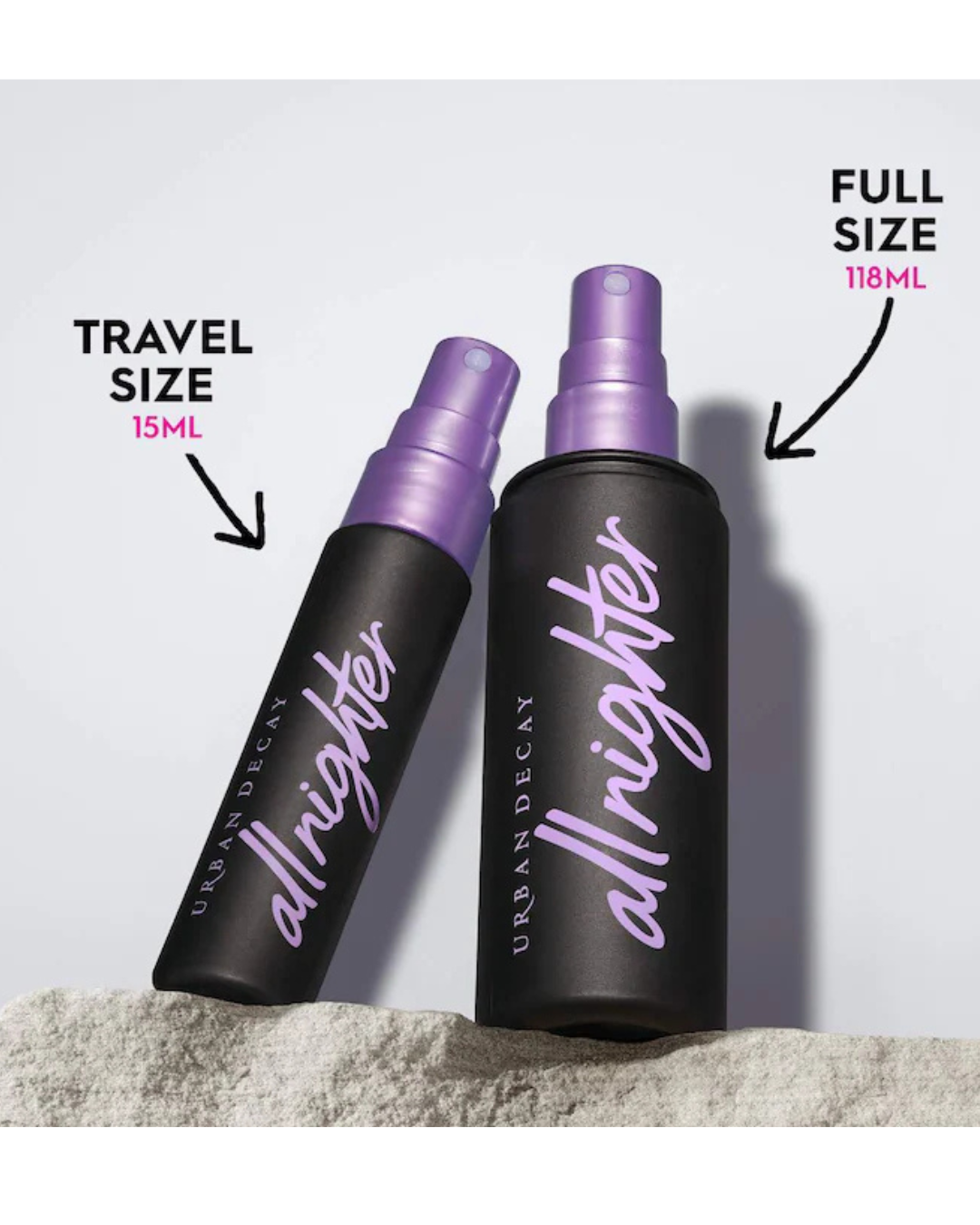 Mini spray fijador de maquillaje resistente al agua All Nighter Urban Decay