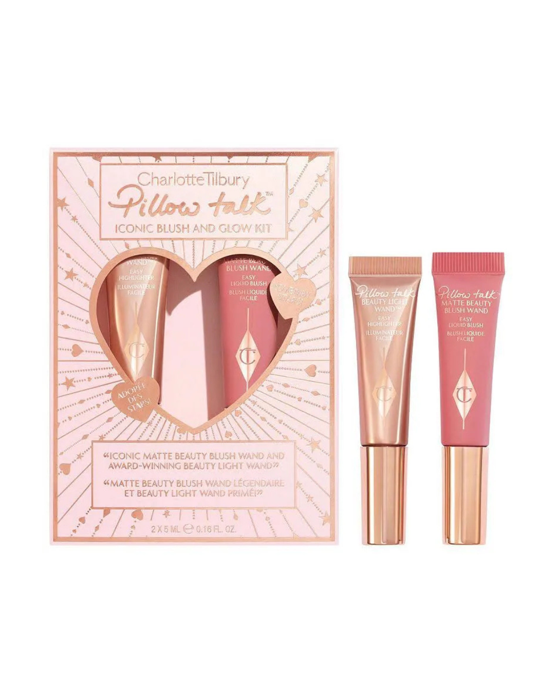 Kit De Rubor Y Brillo Iconic De Pillow Talk - Charlotte Tilbury
