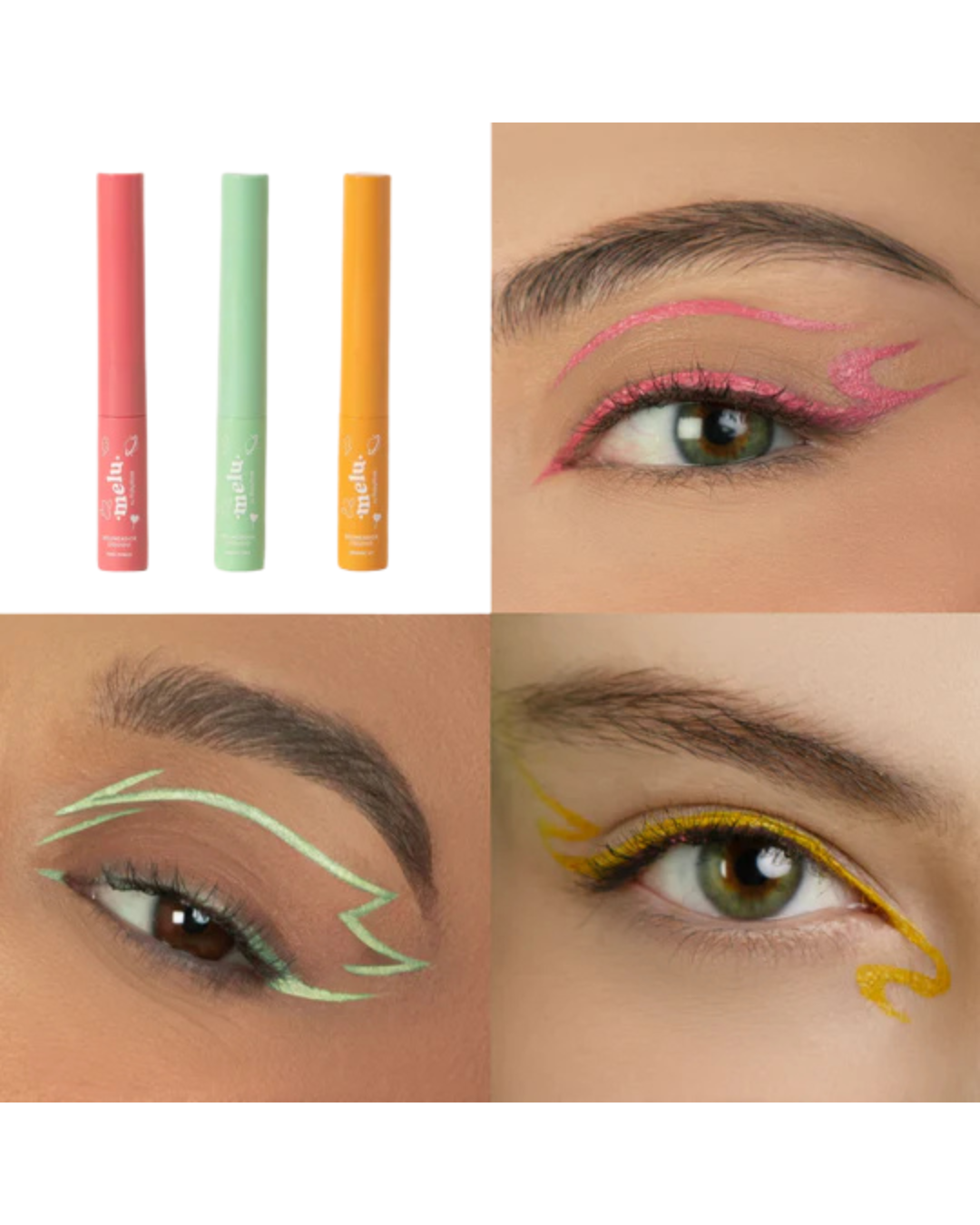 Delineador Liquido Colores Melu