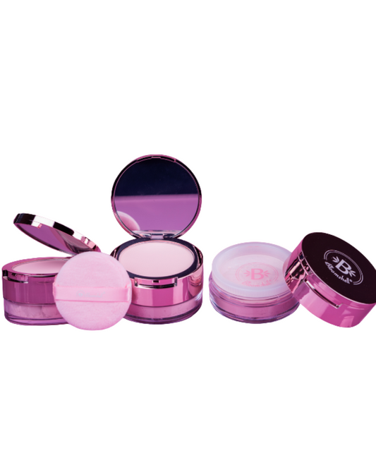 Polvo Suelto Translucent 2 en 1 Grande(pink)