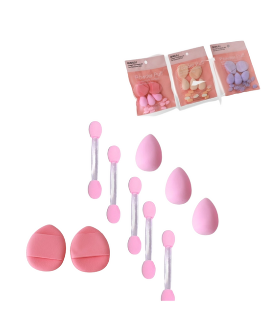 Kit Aplicadores  & Borlas Mini Beauty Blender