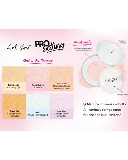 Polvo Suelto Pro. Setting L.A. Girl