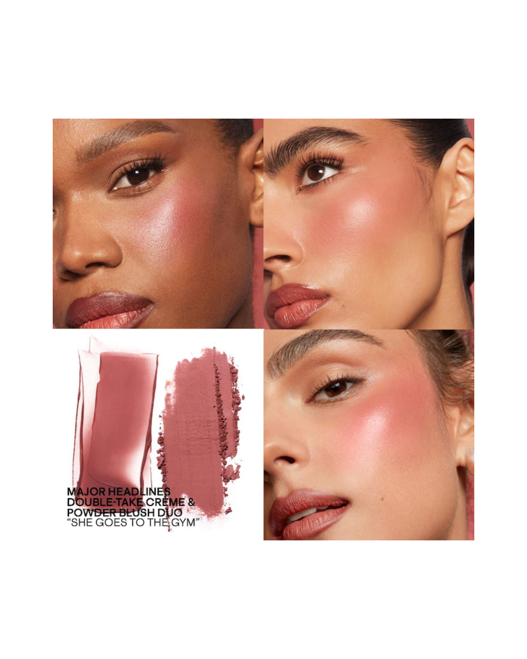 Double- Take Creme & Powder Blush Duo PATRICK TA