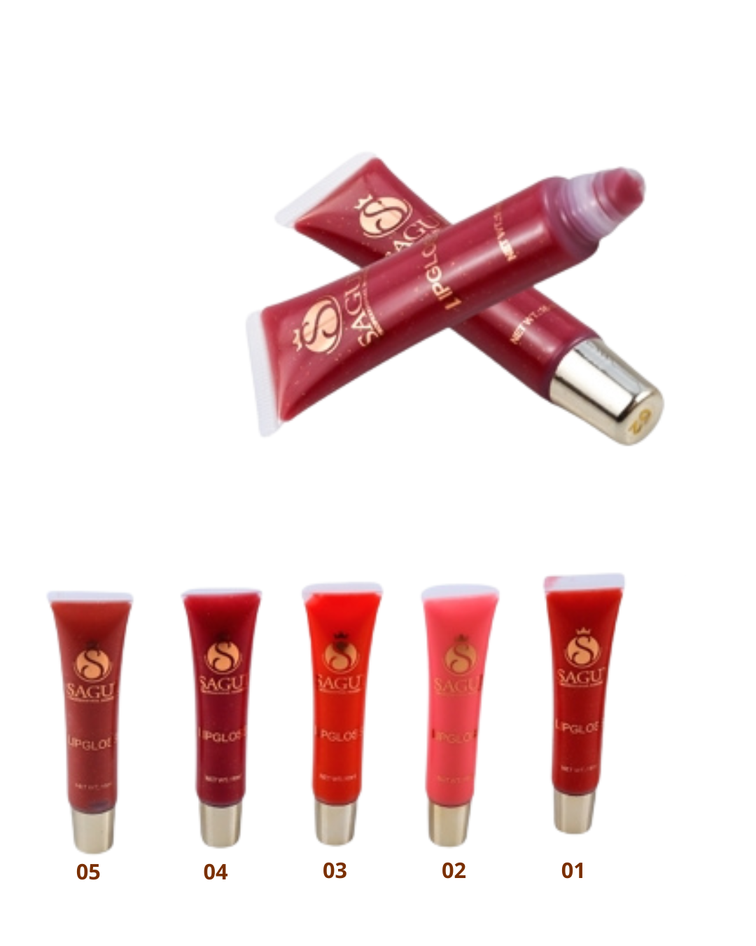 Lip Gloss Sagui Con Color Sagui