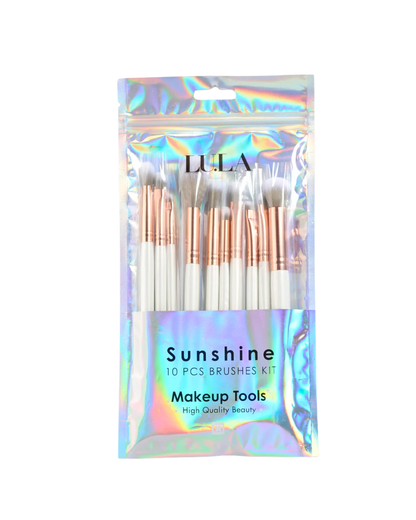 Kit de brochas Sunshine X 10 pcs Lula
