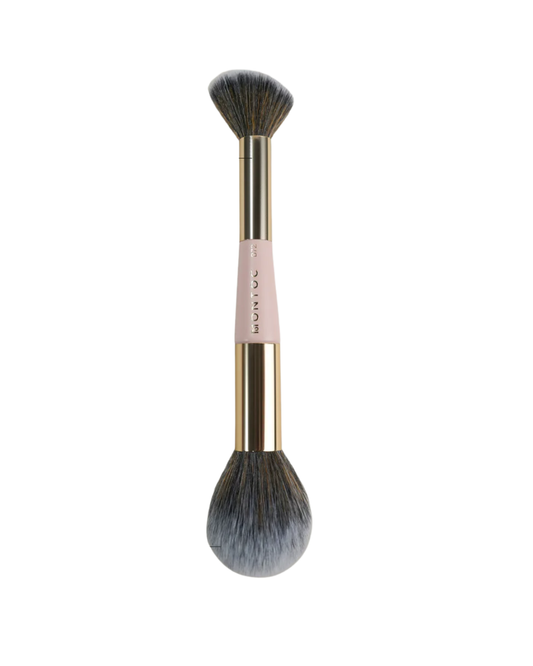 Brocha B72 Individual Doble Humide para Polvo - Brocha doble Powder Brush Montocc