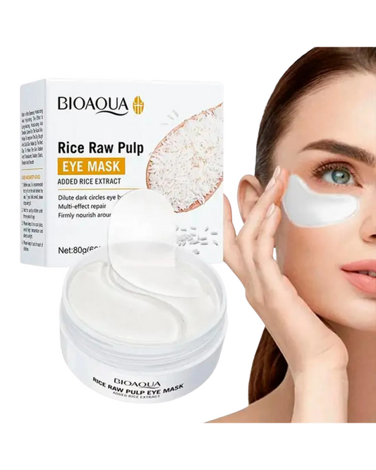 Parche De Ojos De Arroz Blanco  Bioaqua