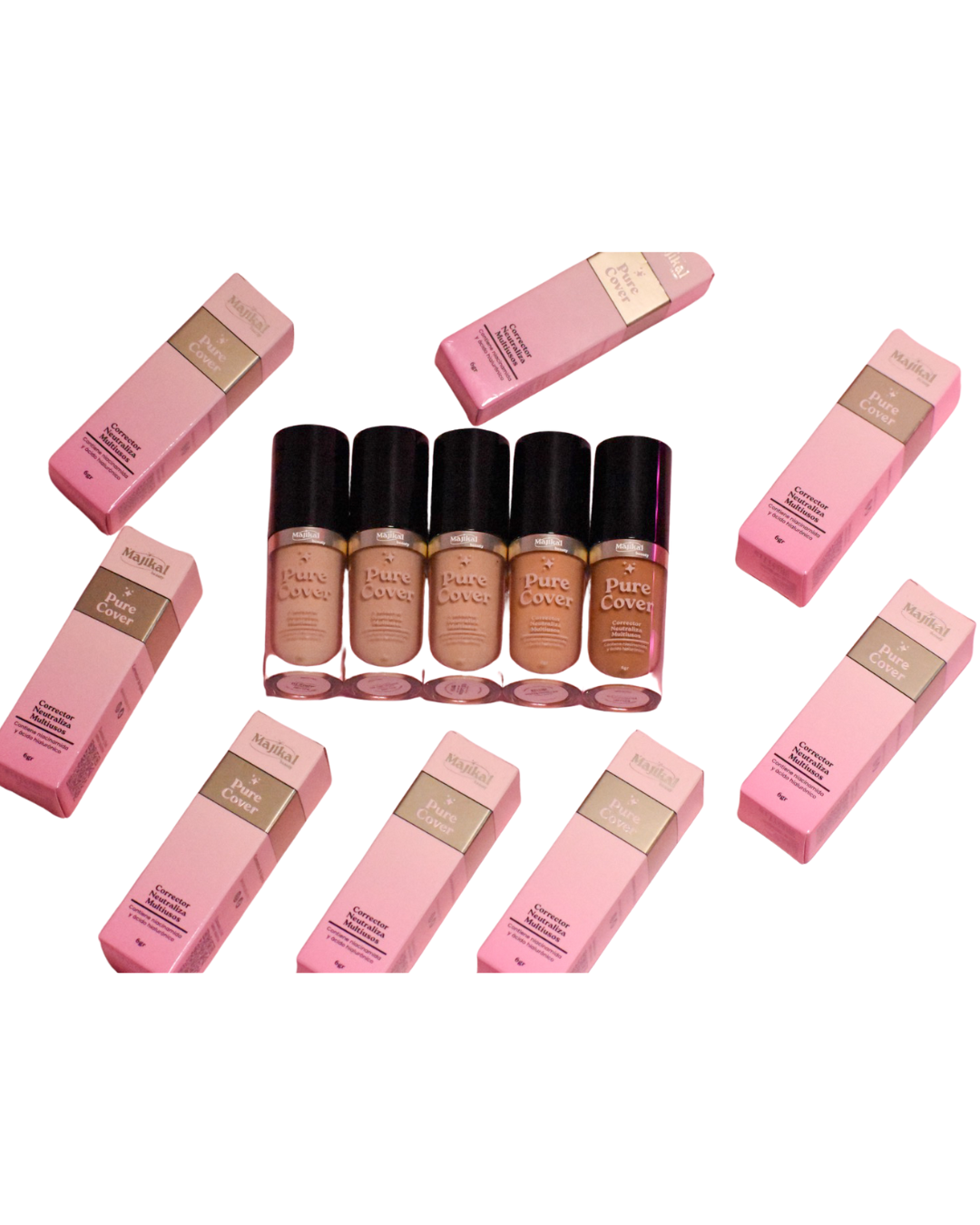 Correctores de Ojeras Pure Cover Majikal Beauty
