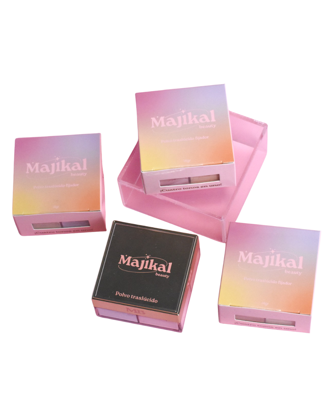 Polvo Suelto Traslúcido 4 Tonos Majikal Beauty
