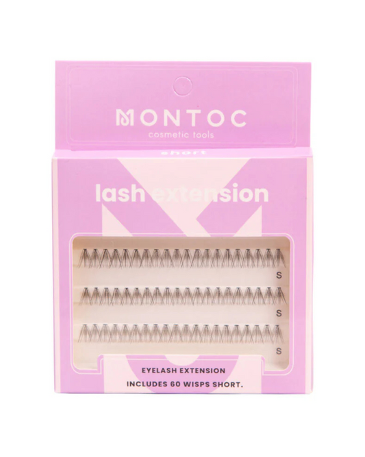 Pestañas Individuales Lash Extensión Short Montoc